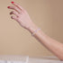 Polka Dot Pink | .925 Sterling Silver | Firefly Glass Berry Bracelet